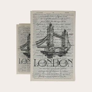Scatola Libro Decorativa "London"
