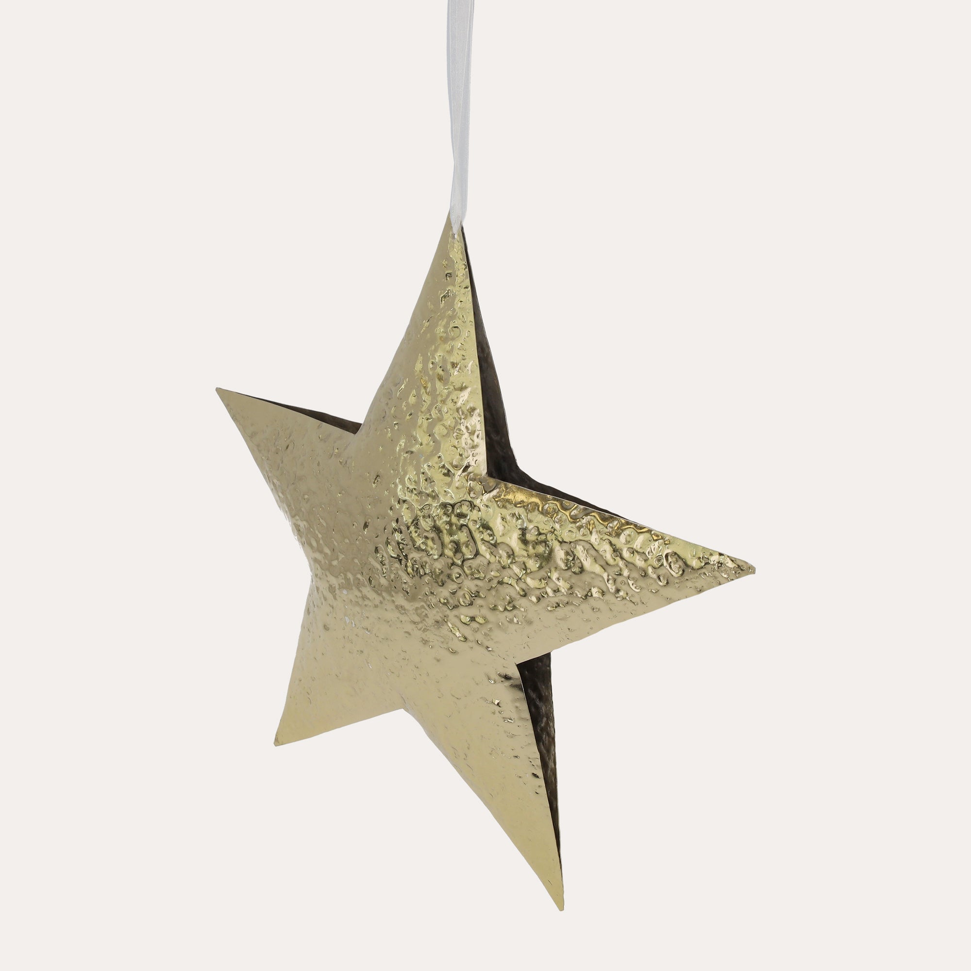 Decorazione Natalizia a Forma di Stella in metallo