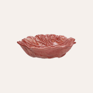 Alzata Radicchio in Ceramica Rosa 29x34 H.10 cm