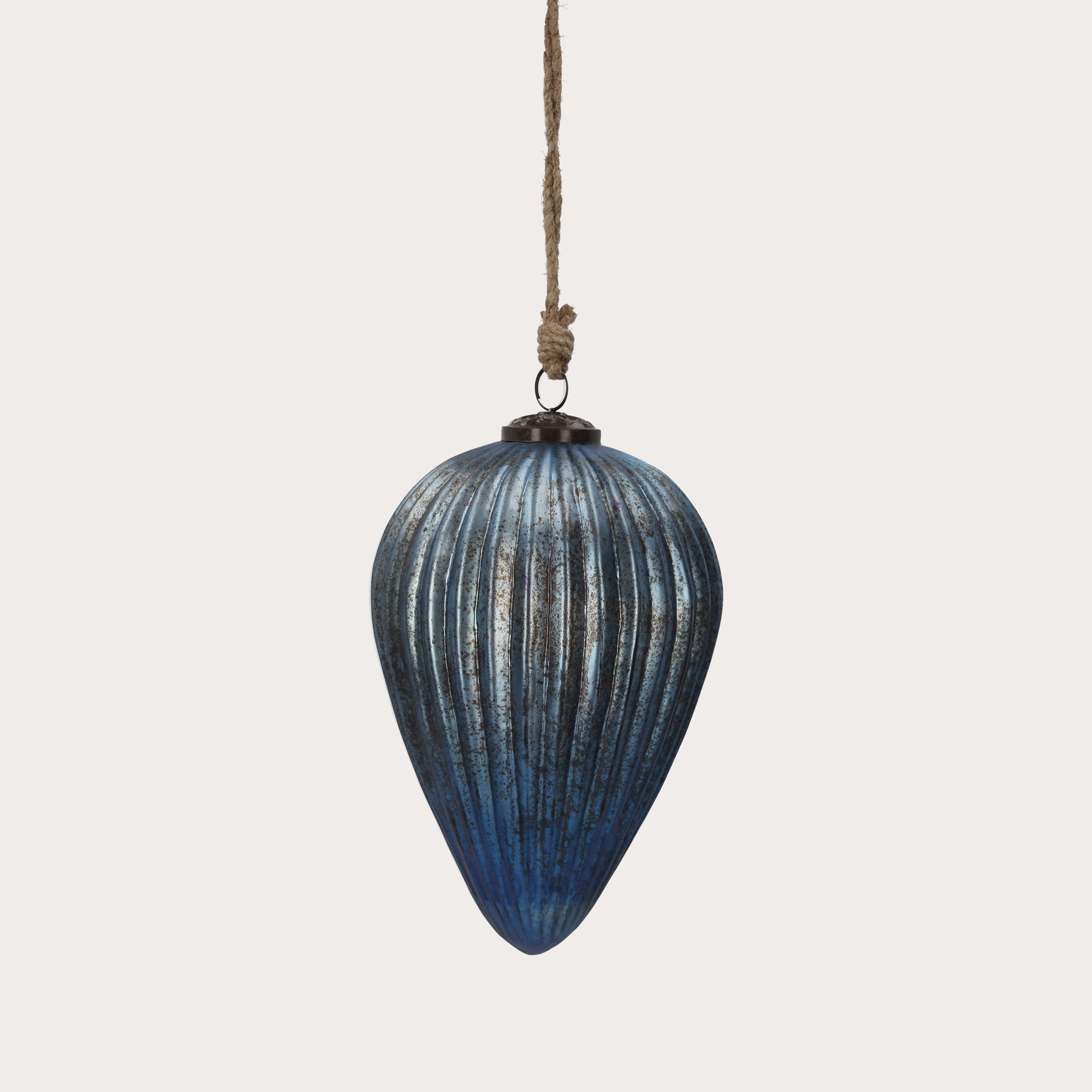 Goccia decorativa natalizia in Vetro