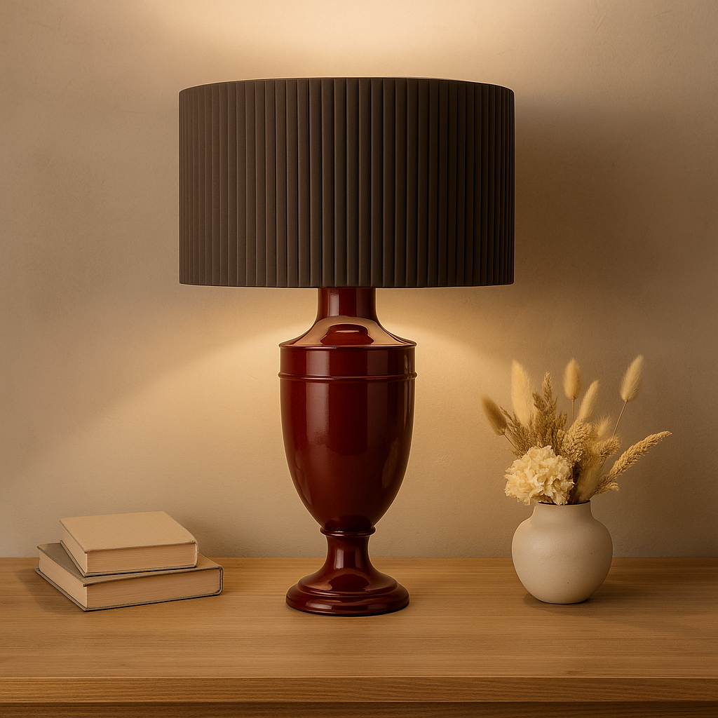 Bordeaux Ceramic Decorative Table Lamp