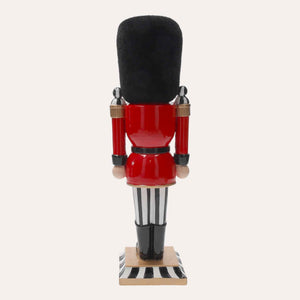 Soldatino Schiaccianoci Decorativo in Resina h. 35 cm
