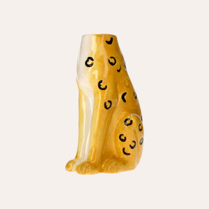 Vaso in Ceramica Ghepardo giallo – Stile e Design per la casa
