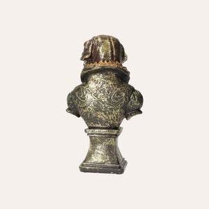 Busto Bulldog in Resina – Scultura Decorativa per Casa, Studio o Negozio