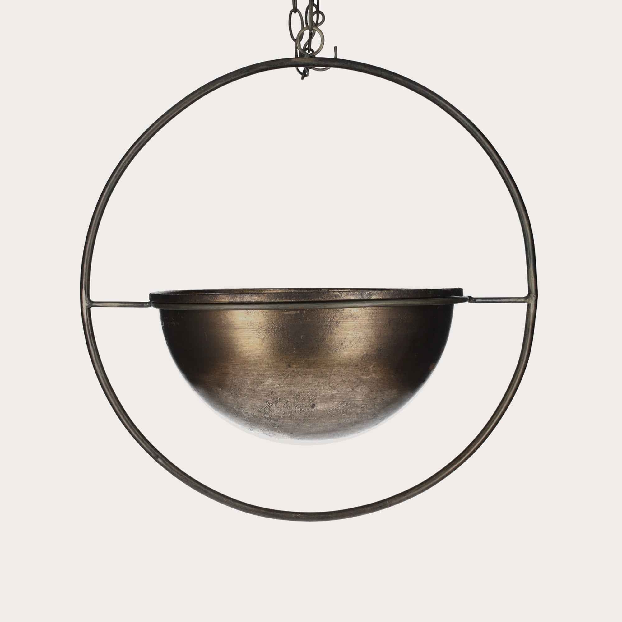 Elegante Porta Piante in Ottone Oro per Interni