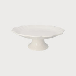 Alzata Bianca in Ceramica 32 cm