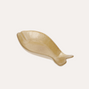 Juego de 2 platos de pescado de cristal arena 25x12 cm
