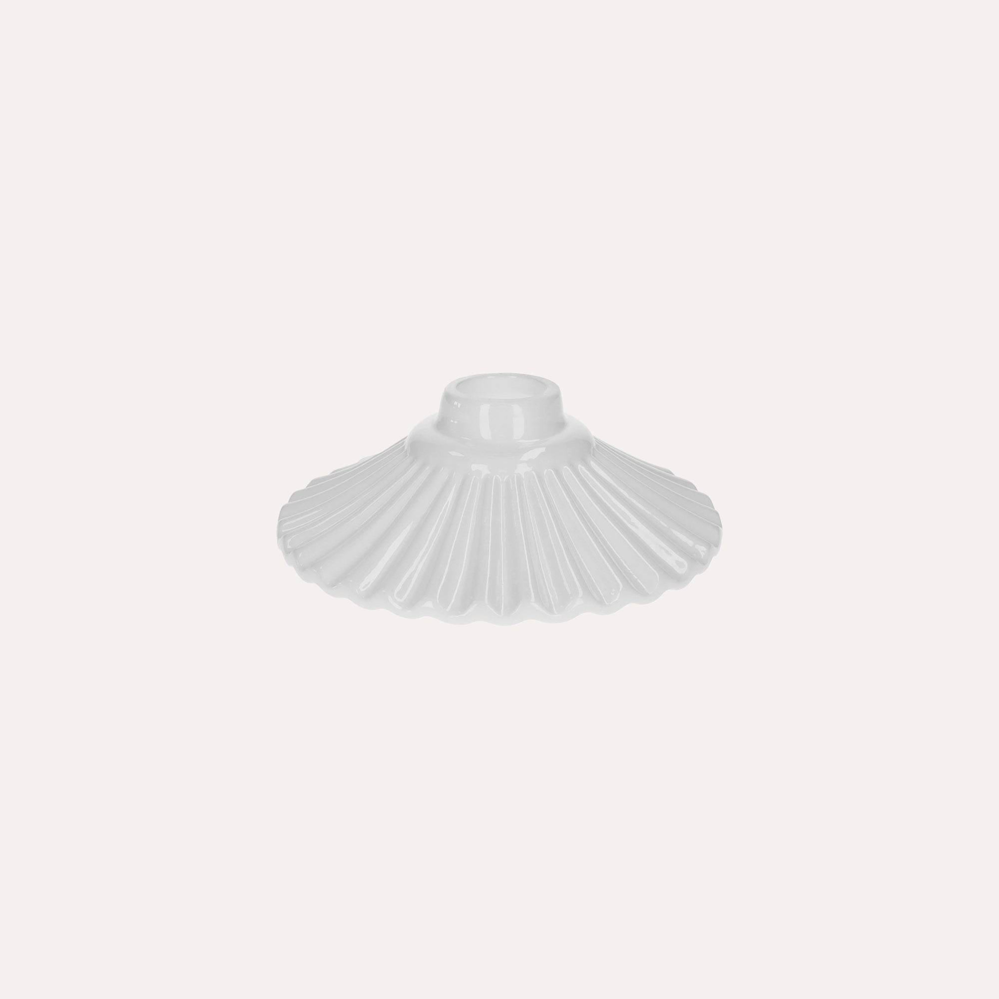 Paralume in Ceramica Bianca Elegante Ø 20 cm