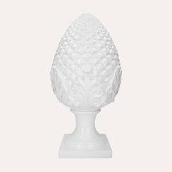 Pigna in Ceramica Bianca H. 60 cm