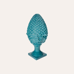 Pigna in Ceramica Color Petrolio - H. 50cm