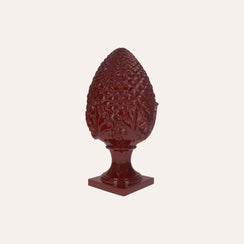 Pigna in Ceramica Bordeaux - H. 50cm
