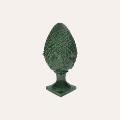 Pigna in Ceramica Verde - H. 50cm