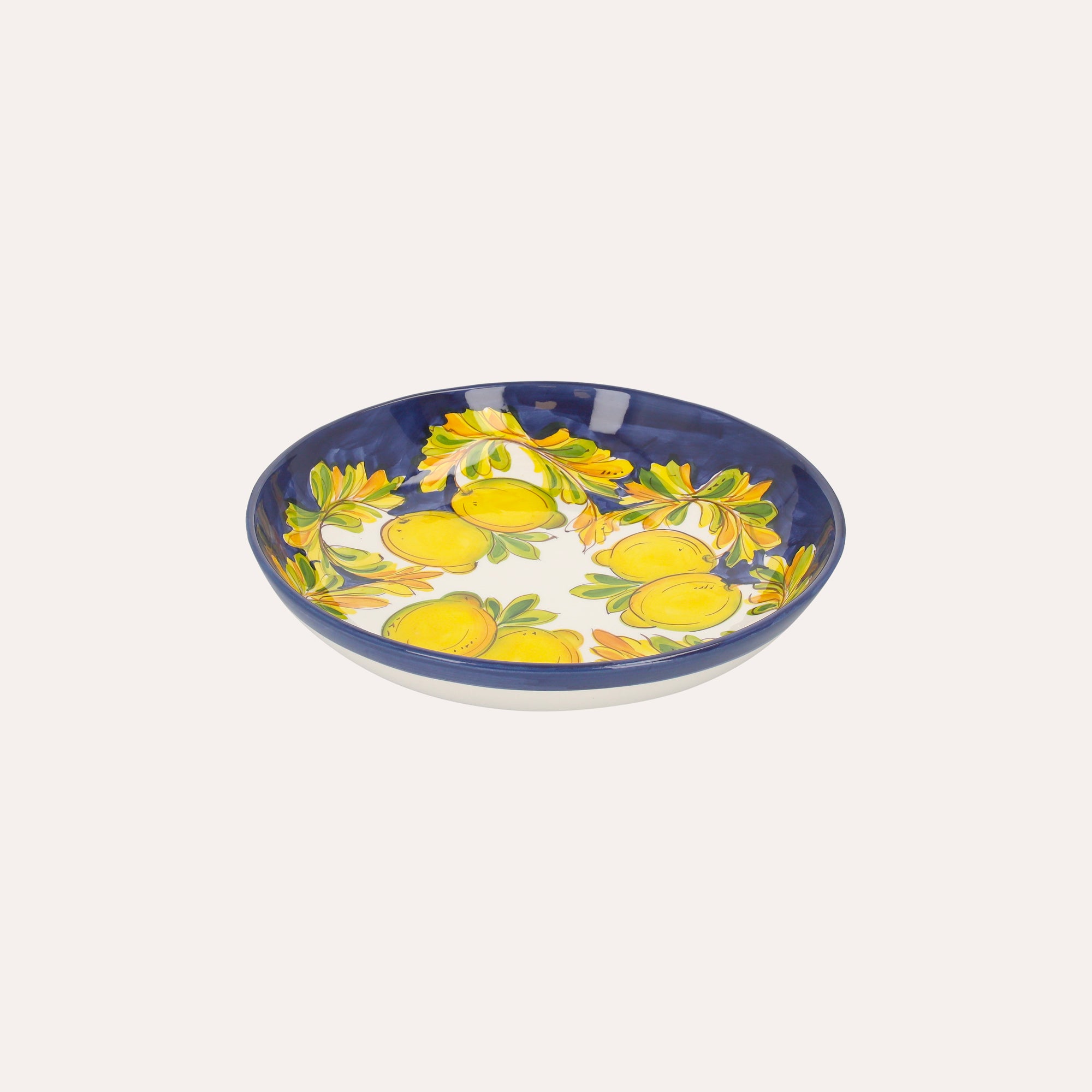 Insalatiera Piccola in Ceramica con Motivo Limoni