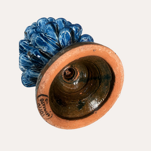 Pigna Artigianale in Terracotta Blu H.16x25 cm