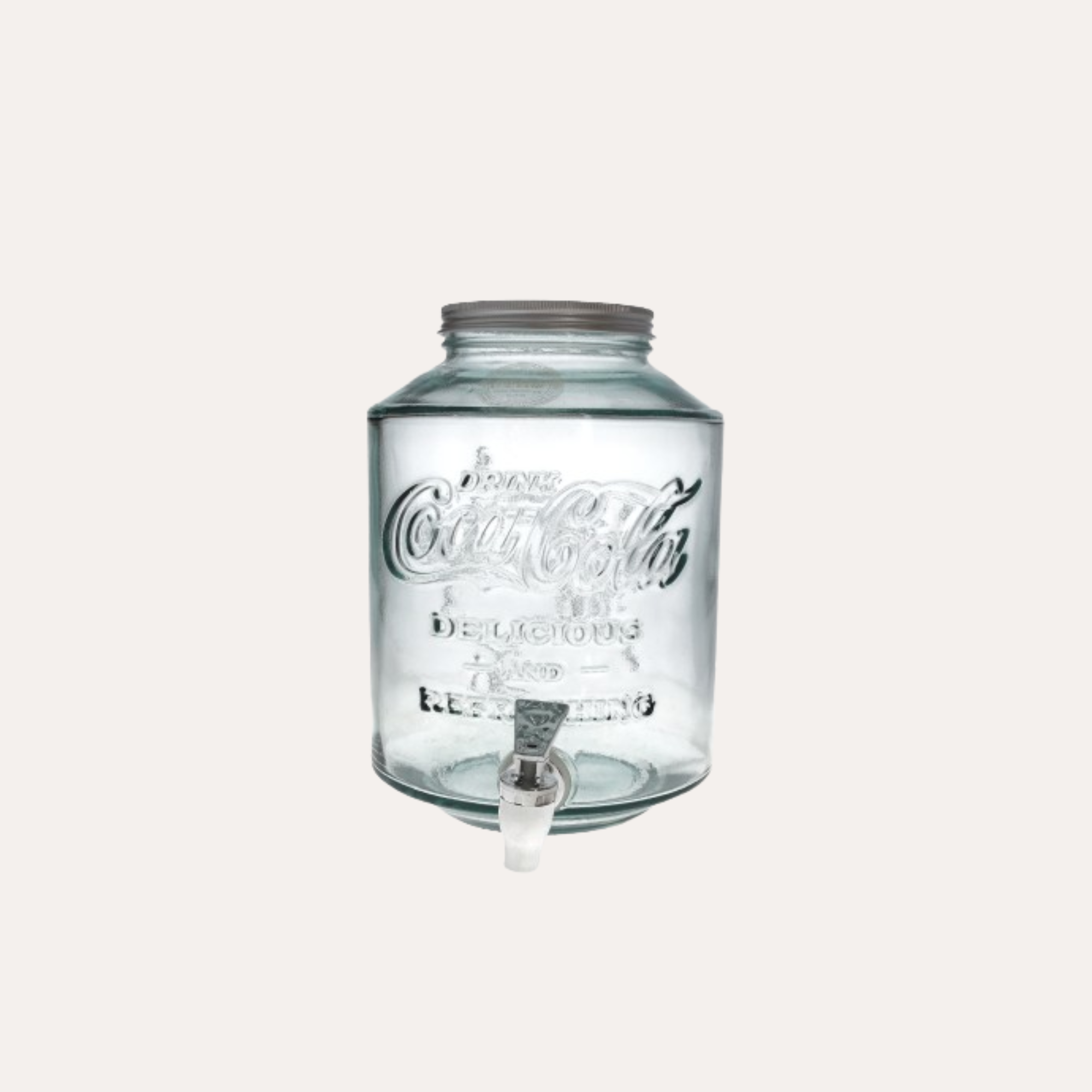 Dispenser di Bevande in Vetro 5L con Rubinetto