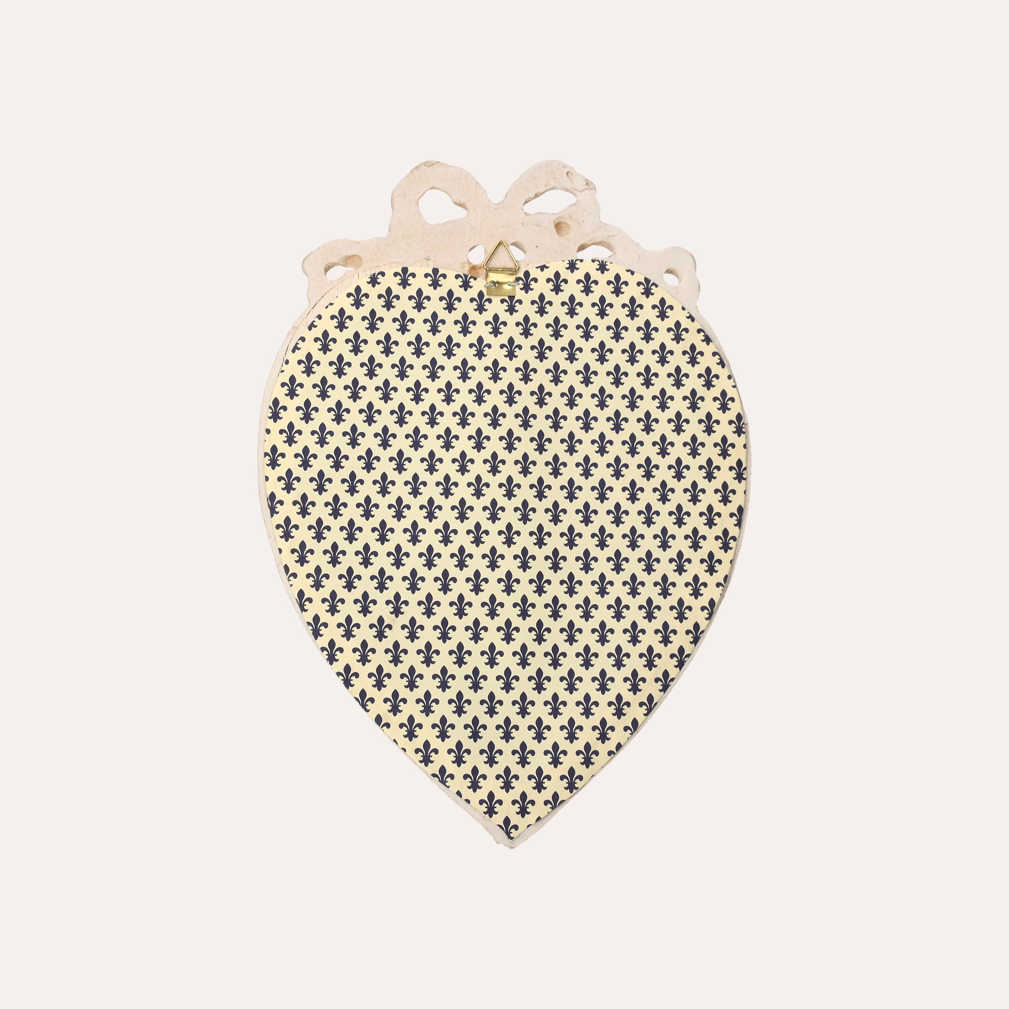 Cornice Cuore con Specchio Bianca
