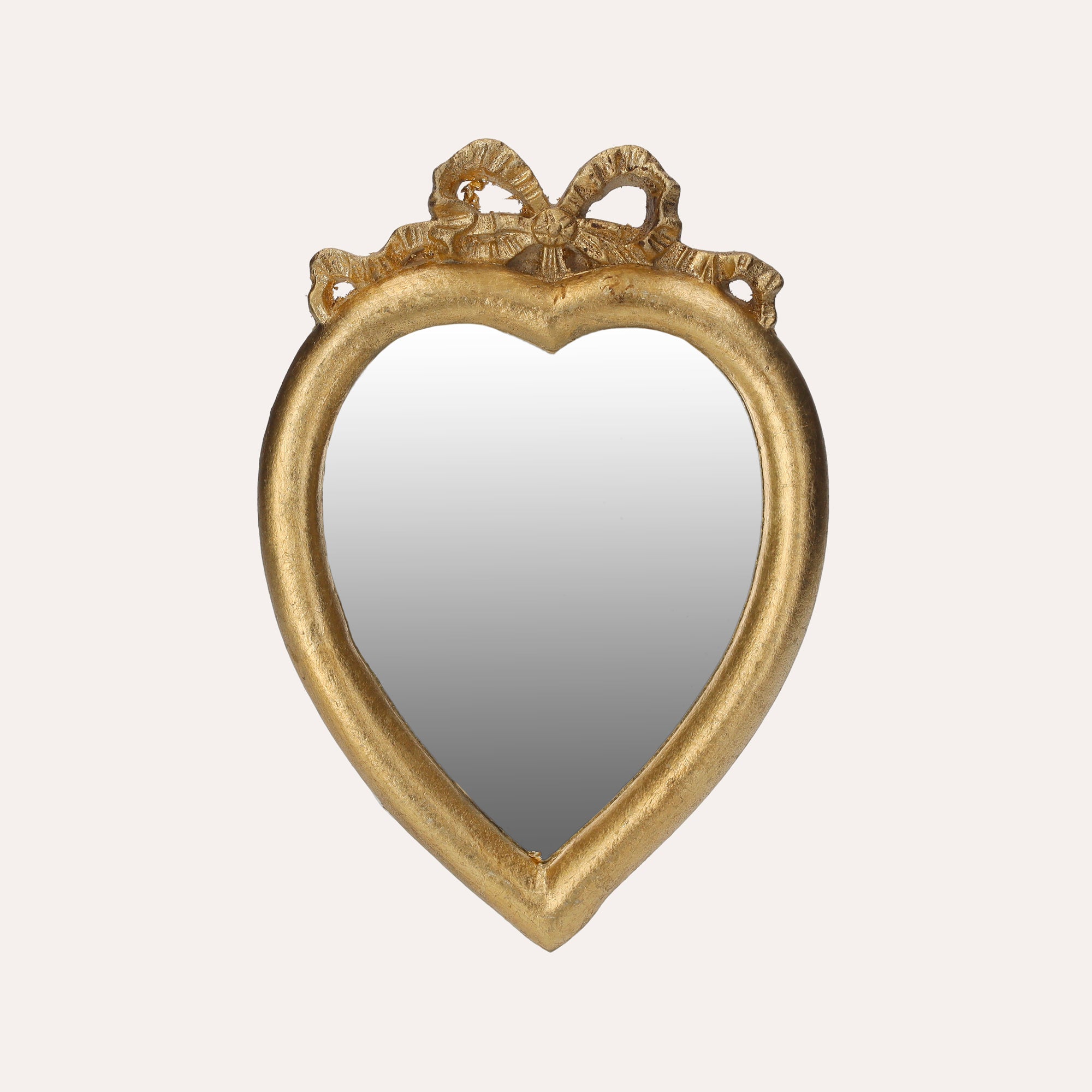 Cornice Cuore con Specchio Dorato