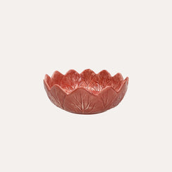 Insalatiera Radicchio Media in Ceramica Rosa Ø. 22x7 cm