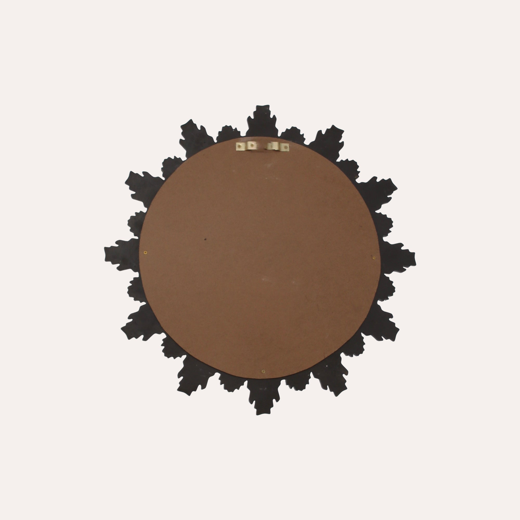 Specchio Rotondo Decorativo in Oro Anticato Ø 26 cm