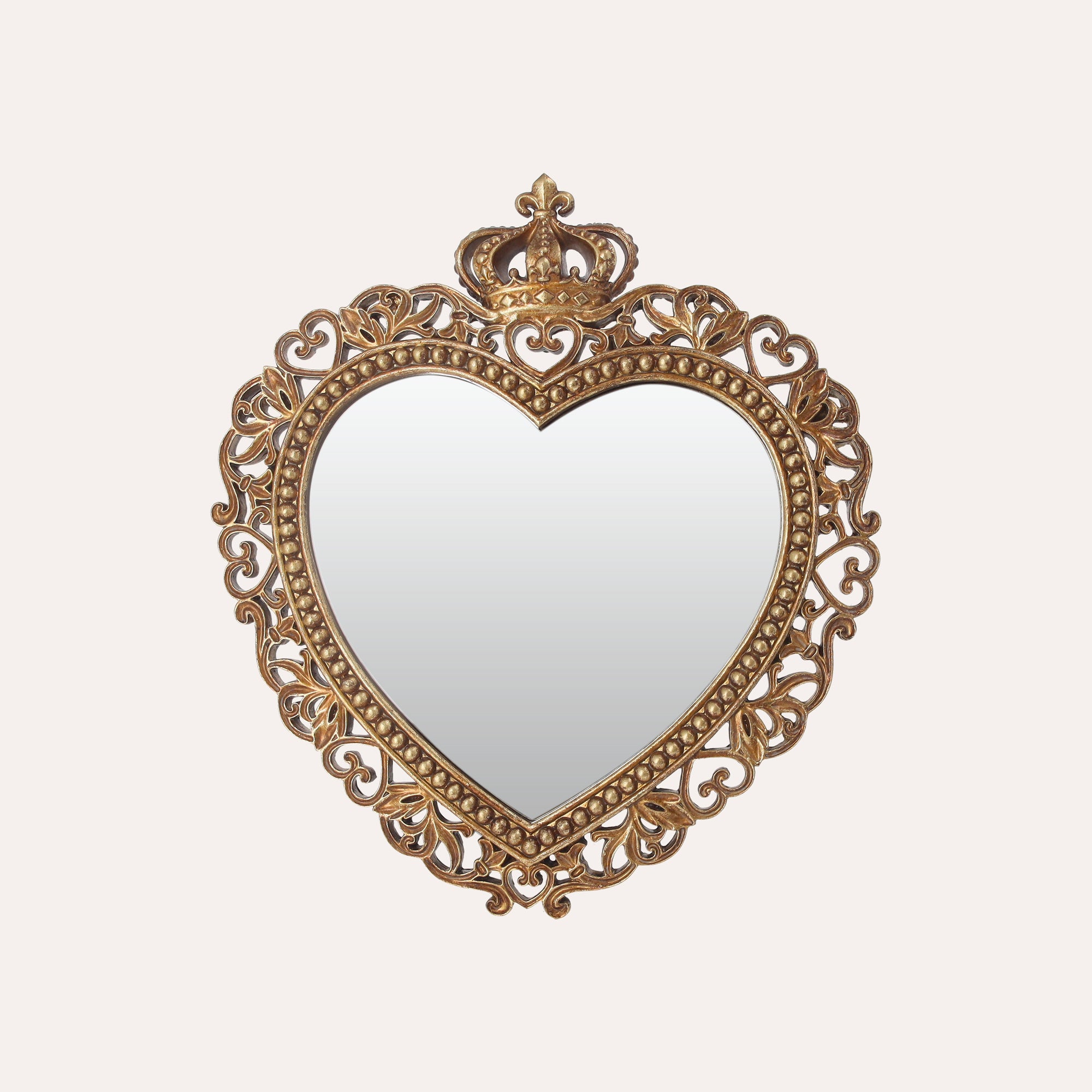 Portafoto Cornice a cuore colore Oro (30x27cm)
