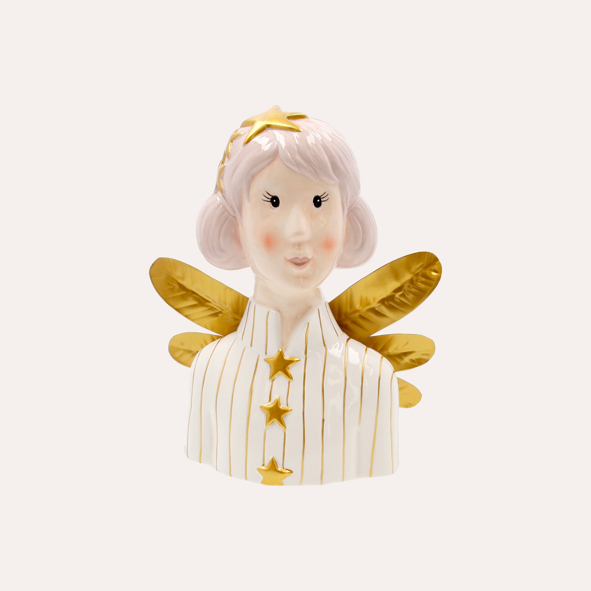 Busto Angioletto in Ceramica – 25 x 21 x 10 cm