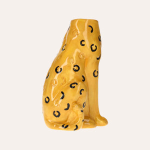 Vaso in Ceramica Ghepardo giallo – Stile e Design per la casa