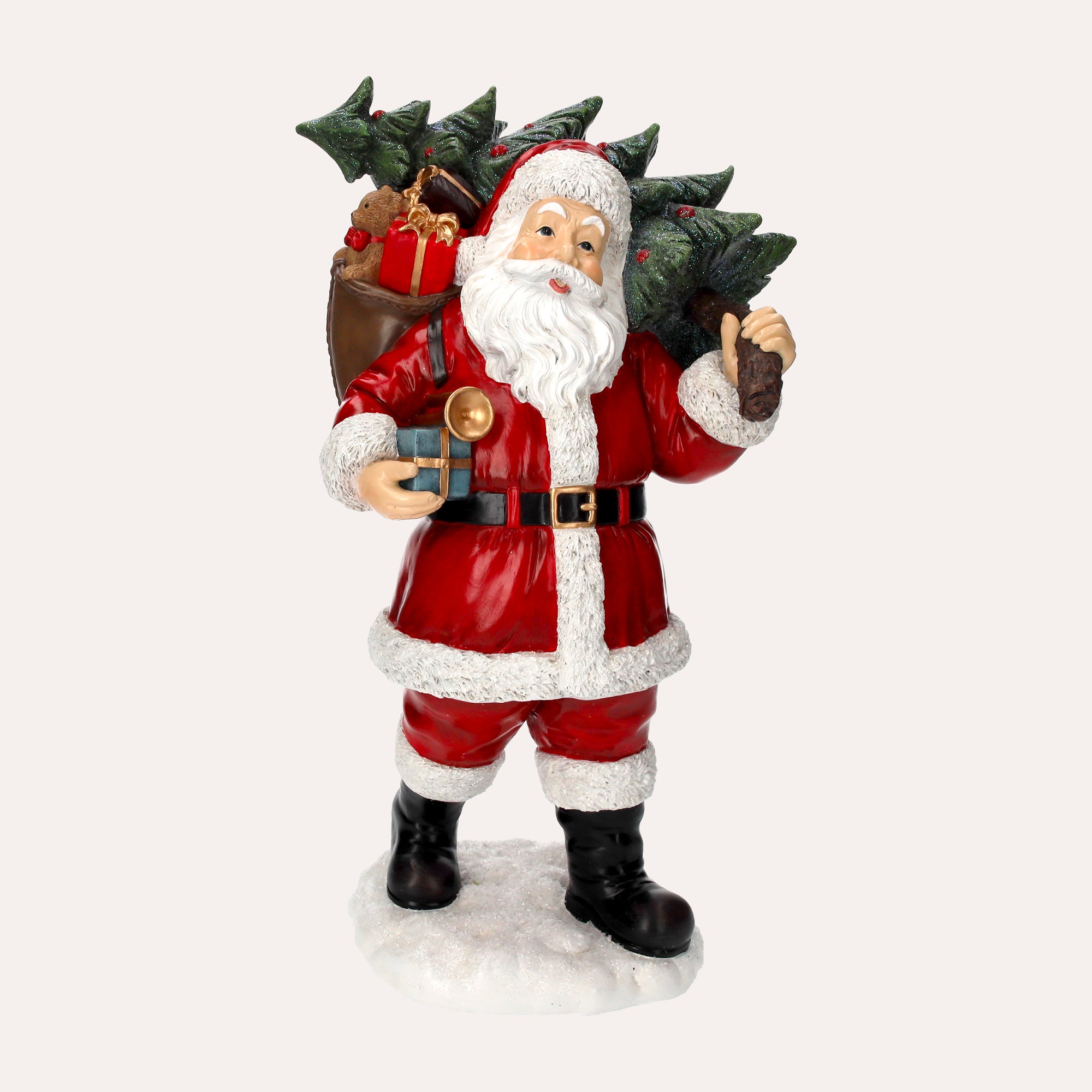 Santa Claus Christmas Decoration in Resin