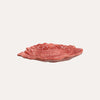 Radicchio Plate in Pink Ceramic 35x42xH.5 cm