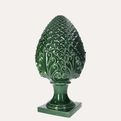 Pigna in Ceramica Verde H60 cm Ø30