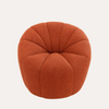 Orange Bouclé Armchair 83x70x44 cm