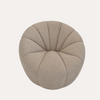 Poltrona in Tessuto Bouclé Beige 83xH.70x44 cm