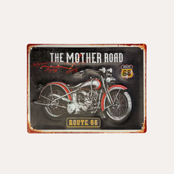 Tabella "Mother Road" in Latta H.40x30 cm