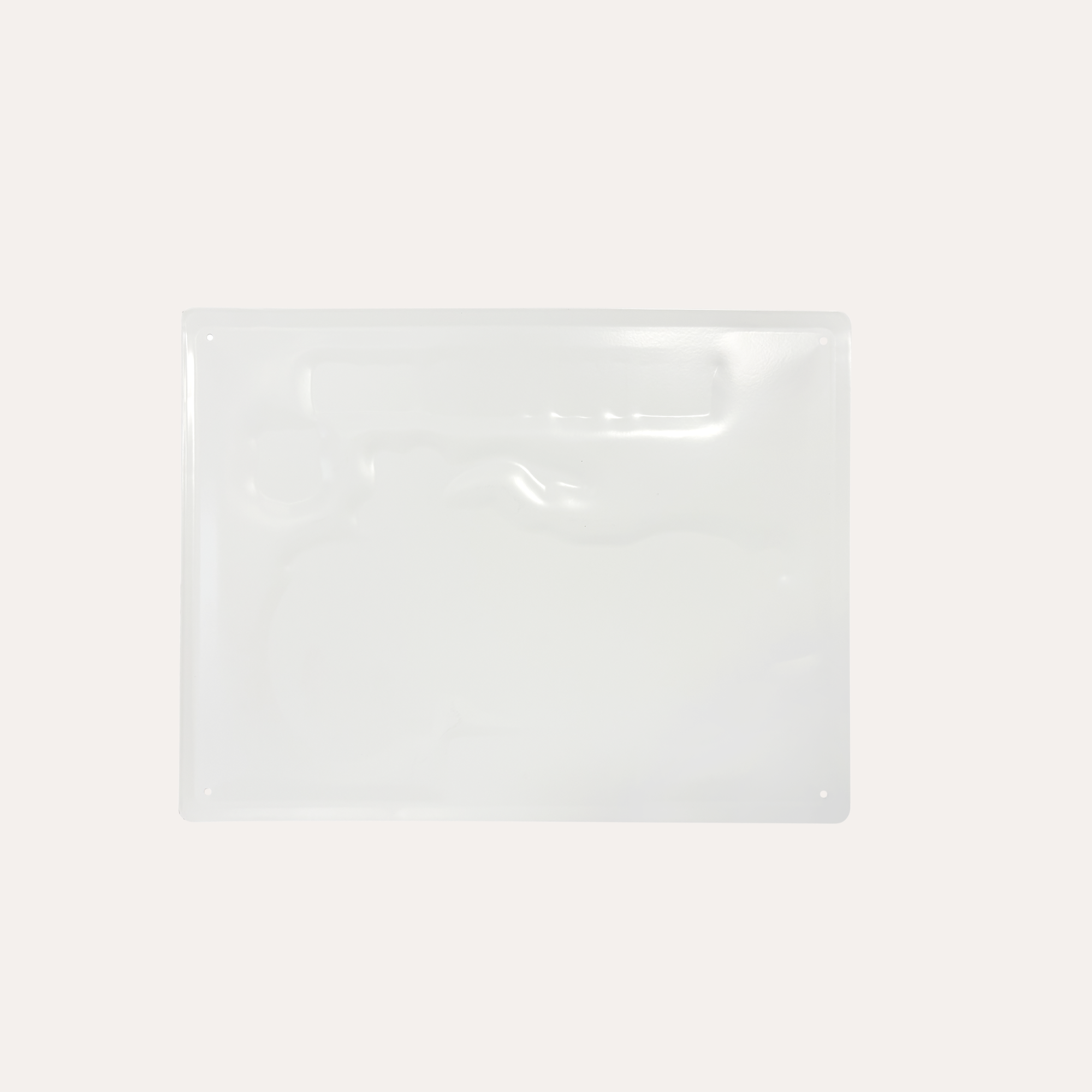Tabella decorativa "Mother Road" in latta H40x30 cm