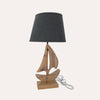 Lampada Navetta Stile Barocco in Legno