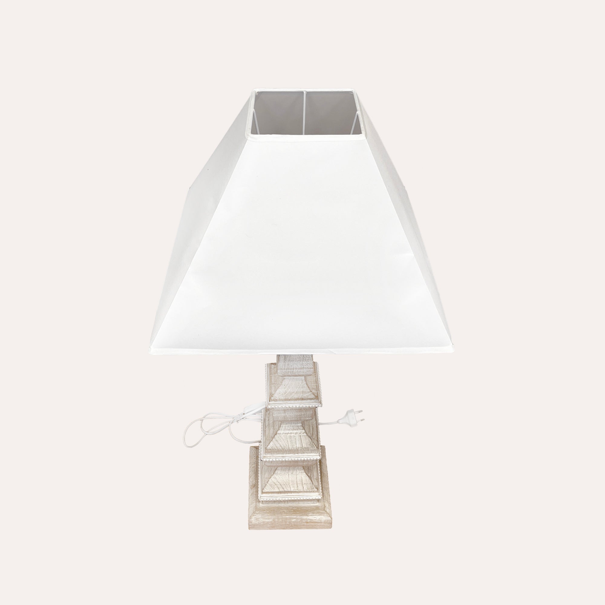 Square Table Lamp with Shade