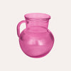 Brocca da Tavola in Vetro Riciclato Fucsia H. 20 cm