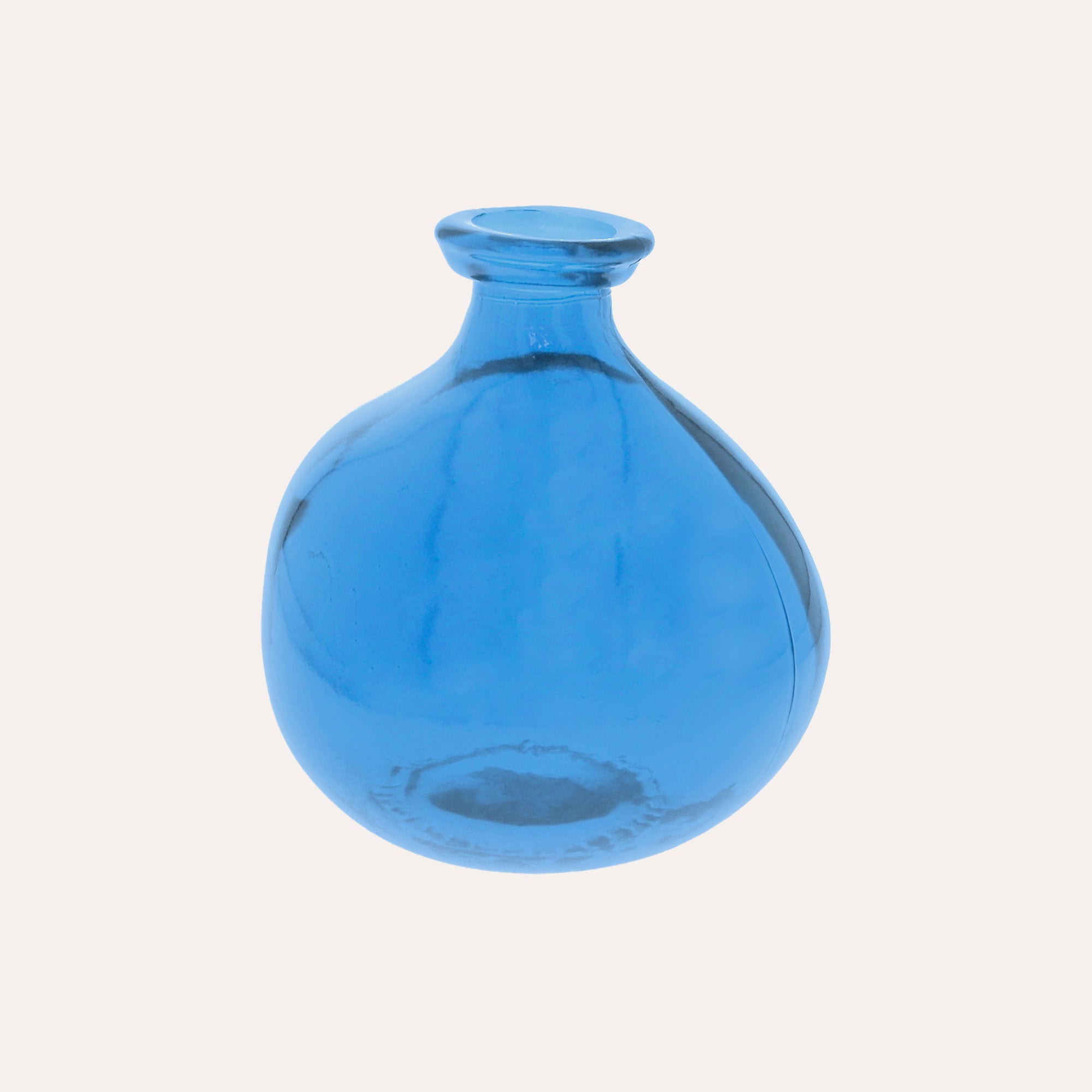 Decorative Glass Bowl (18x16cm) - Blue