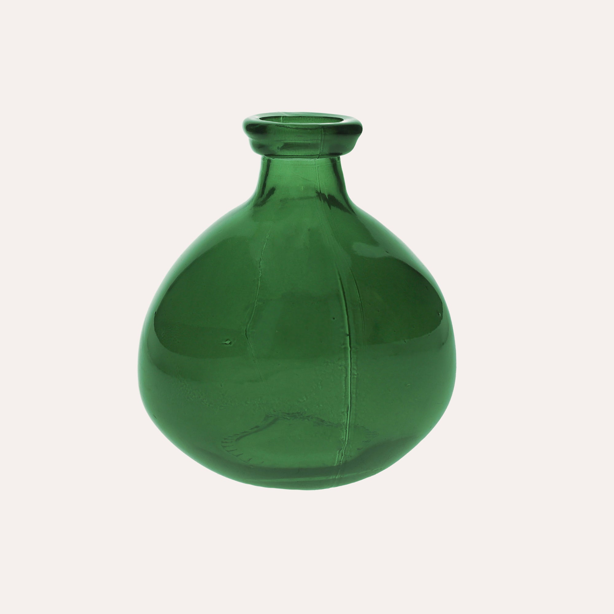 Decorative Glass Bowl (18x16cm) - Green