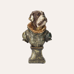 Busto Bulldog in Resina – Scultura Decorativa per Casa, Studio o Negozio