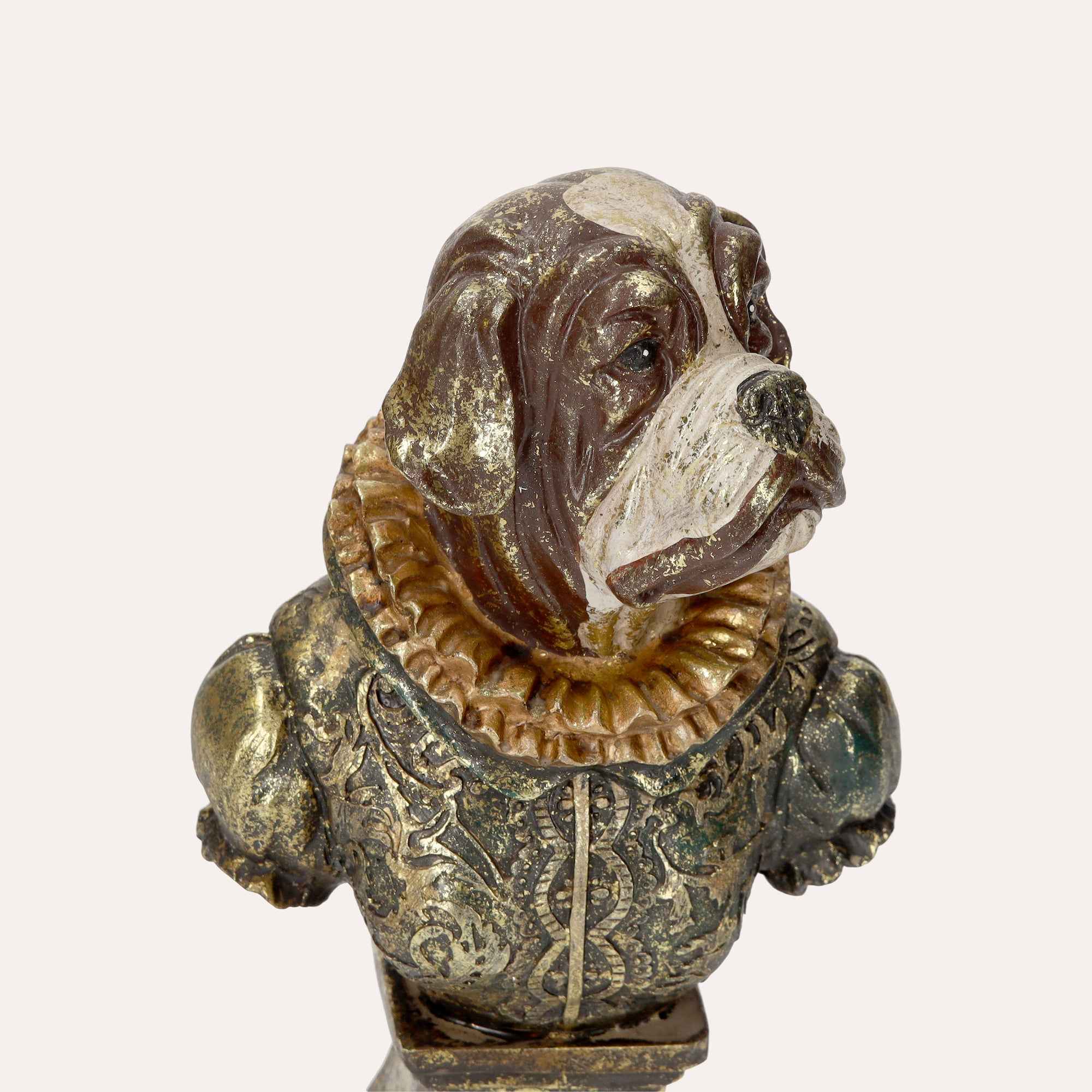 Busto Bulldog in Resina – Scultura Decorativa per Casa, Studio o Negozio