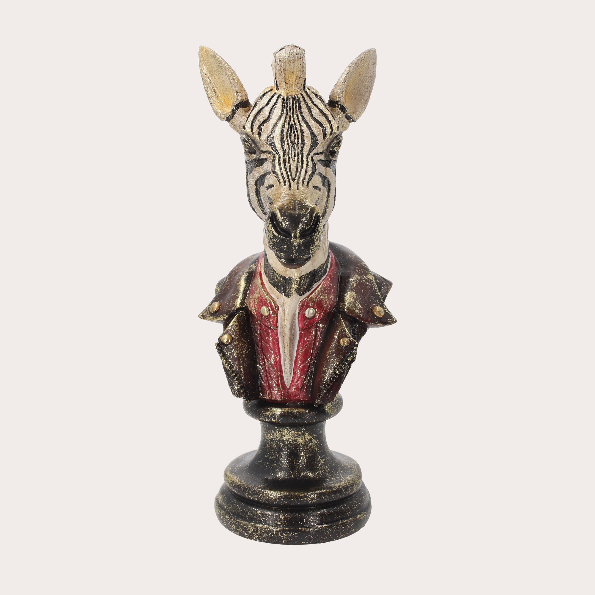 Busto di Zebra in Resina H. 56 cm