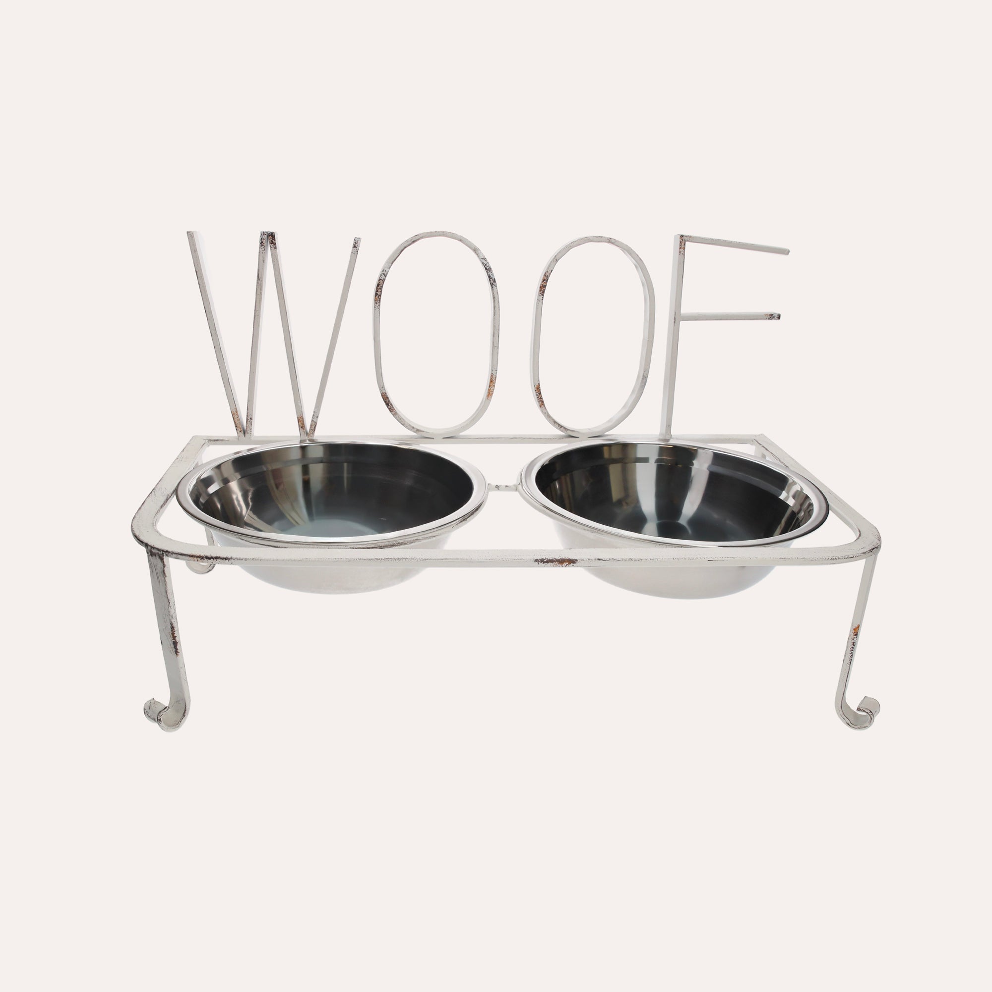 Stainless Steel Bowls With Iron Stand