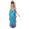 Blue Glass Light Bottle with LED